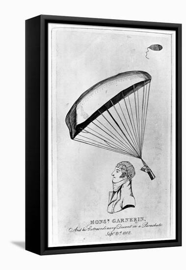 Andre Jacques Garnerin, French Aeronaut and the First Parachutist, C1802-null-Framed Premier Image Canvas