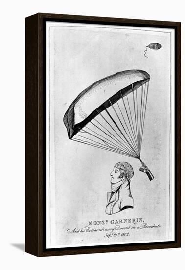 Andre Jacques Garnerin, French Aeronaut and the First Parachutist, C1802-null-Framed Premier Image Canvas