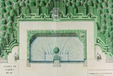 Ms 1307/52 Design for the Baths of Apollo at Versailles-Andre Le Notre-Giclee Print