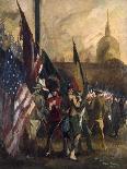 Peace Celebrations at the Arc De Triomphe in 1919-André Mare-Giclee Print