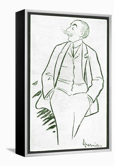 André Messager caricature by-Leonetto Cappiello-Framed Premier Image Canvas