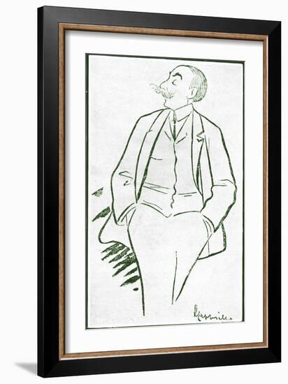 André Messager caricature by-Leonetto Cappiello-Framed Giclee Print