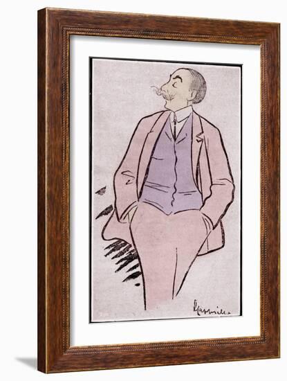 André Messager caricature by-Leonetto Cappiello-Framed Giclee Print