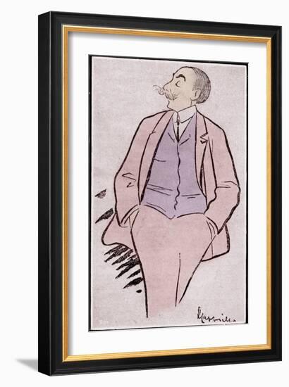 André Messager caricature by-Leonetto Cappiello-Framed Giclee Print