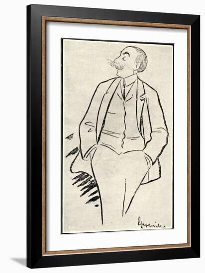 André Messager caricature by-Leonetto Cappiello-Framed Giclee Print