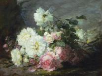 Pink and White Roses-Andre Perrachon-Premier Image Canvas