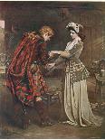 Prince Charles Edward Stuart Bids Farewell to Flora Macdonald Who Aided His Escape-Andre & Sleigh-Framed Premier Image Canvas