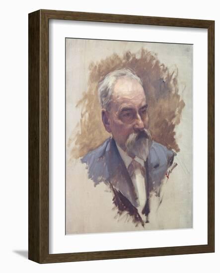 André Theuriet (1833-1907) (Oil on Canvas)-Paul Chabas-Framed Giclee Print