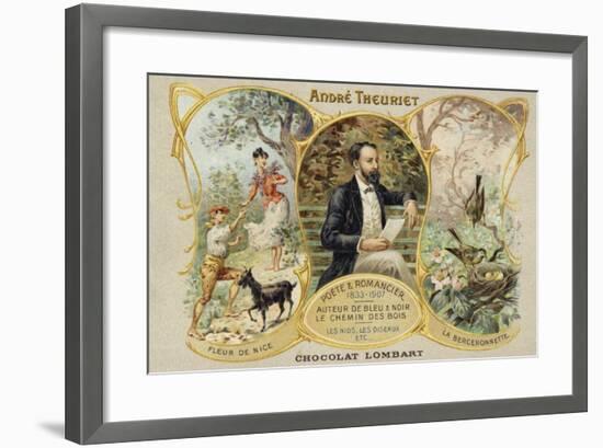Andre Theuriet, French Poet and Novelist-null-Framed Giclee Print