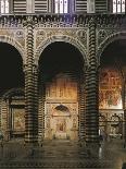 Glimpse of the Left Aisle with Piccolomini Altar, 1481-1485-Andrea Bregno-Framed Premier Image Canvas