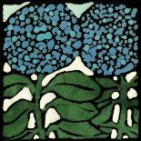 Turquoise Batik Botanical IV-Andrea Davis-Framed Stretched Canvas
