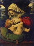 Madonna with Green Pillow-Andrea de Solario-Giclee Print