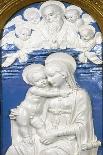 Madonna and Child with God the Father and Cherubim, 1480-90-Andrea Della Robbia-Giclee Print