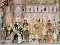 The Triumph of Catholic Doctrine, Personified in St. Thomas Aquinas-Andrea di Bonaiuto-Giclee Print