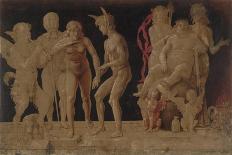 Minerva Expelling the Vices from the Garden of Virtue-Andrea Mantegna-Giclee Print