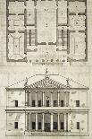 Tempietto Facade of the Villa Barbaro, Built 1580-84 (B/W Photo)-Andrea Palladio-Giclee Print