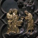 Baptism of Jesus, Tile Bronze-Andrea Pisano-Giclee Print