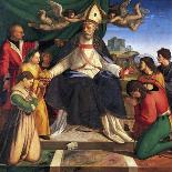 The Virgin and Child Enthroned with Saints-Andrea Sabatini-Giclee Print