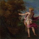 Arcas Hunting, C. 1550-Andrea Schiavone-Framed Premier Image Canvas