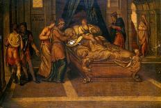 Announcing Angel, Ca 1552-Andrea Schiavone-Framed Giclee Print