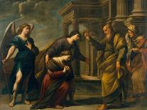 Tobias Meets the Archangel Raphael, C. 1640-Andrea Vaccaro-Framed Giclee Print