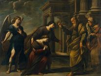 Raguel's Blessing of Her Daughter Sarah before Leaving Ecbatana with Tobias, C. 1640-Andrea Vaccaro-Giclee Print