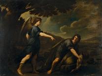 The Angel and Tobias with the Fish, C. 1640-Andrea Vaccaro-Mounted Giclee Print