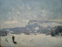 Winter Landscape, Holmen in Asker, 1891-Andreas Bloch-Giclee Print