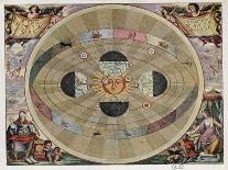 Representation of the Copernican System of the Universe with the Movements of the Earth in Relation-Andreas Cellarius-Giclee Print