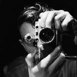 Person Holding Camera to Face. Winner of Life Photo Contest. We Do Not Have a Name-Andreas Feininger-Photographic Print