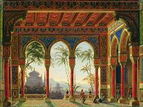 Stage Design for the Ballet Caesar in Egypt by G. Haendel, 1834-Andreas Leonhard Roller-Giclee Print