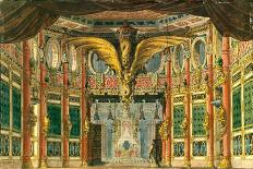 Stage Design for the Ballet Corsair by A. Adam, 1863-Andreas Leonhard Roller-Framed Giclee Print