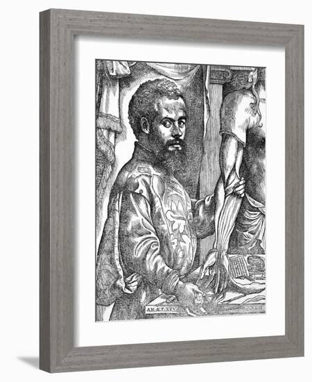 Andreas Vesalius, Belgian Anatomist-Science Photo Library-Framed Photographic Print