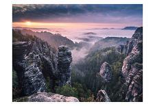 Sunrise on the Rocks-Andreas Wonisch-Art Print