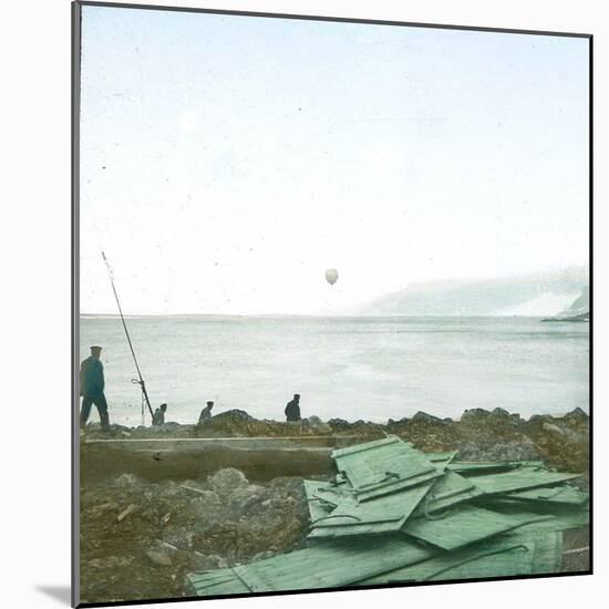 Andree Expedition to the North Pole, Spitsbergen, Departure of the Balloon, July 11, 1897, 2H30-Leon, Levy et Fils-Mounted Photographic Print