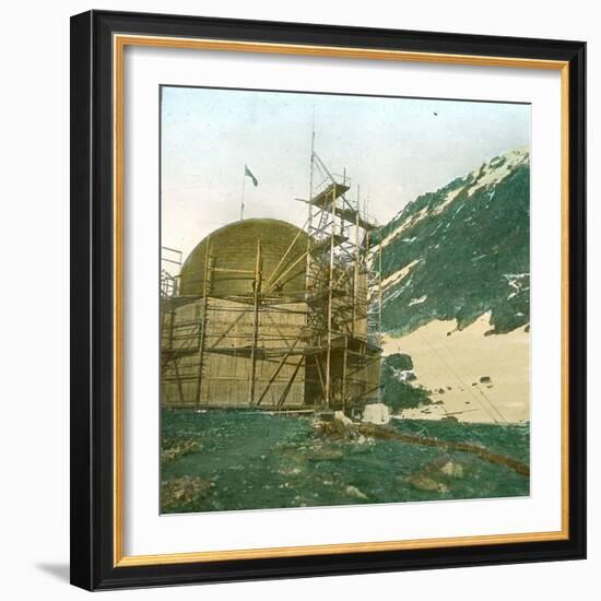 Andree Expedition to the North Pole, Spitsbergen, the Balloon in its Shelter-Leon, Levy et Fils-Framed Photographic Print