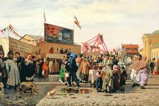 Stalls for Easter Week in Tula, 1868-Andrei Andreevich Popov-Framed Giclee Print