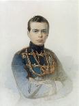 Portrait of Grand Duke Alexander Alexandrovich, Later Tsar Alexander III, 1861-Andrei Franzovich Belloli-Mounted Premium Giclee Print