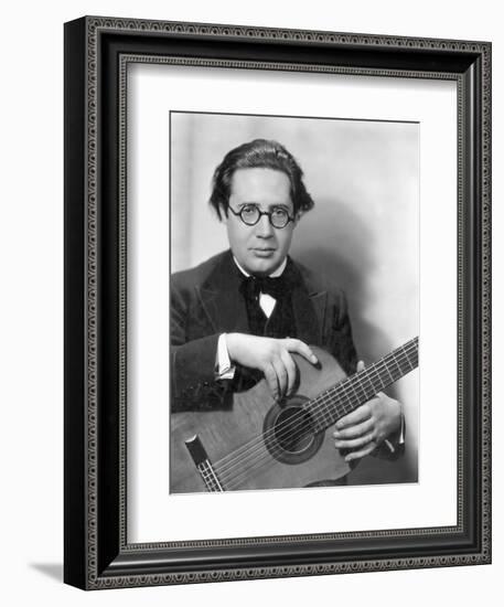 Andres Segovia (1893-1987)-Nickolas Muray-Framed Giclee Print