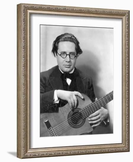 Andres Segovia (1893-1987)-Nickolas Muray-Framed Giclee Print