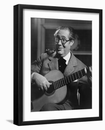 Andres Segovia, Spanish Classical Guitarist-null-Framed Premium Photographic Print