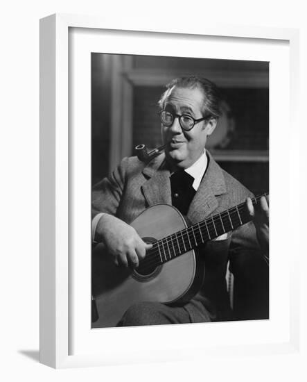 Andres Segovia, Spanish Classical Guitarist-null-Framed Premium Photographic Print