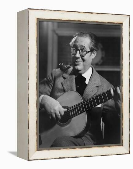 Andres Segovia, Spanish Classical Guitarist-null-Framed Stretched Canvas