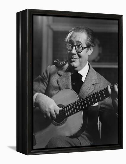 Andres Segovia, Spanish Classical Guitarist-null-Framed Stretched Canvas