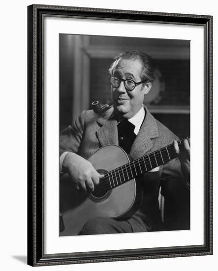 Andres Segovia, Spanish Classical Guitarist-null-Framed Photo