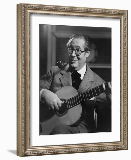 Andres Segovia, Spanish Classical Guitarist-null-Framed Photo