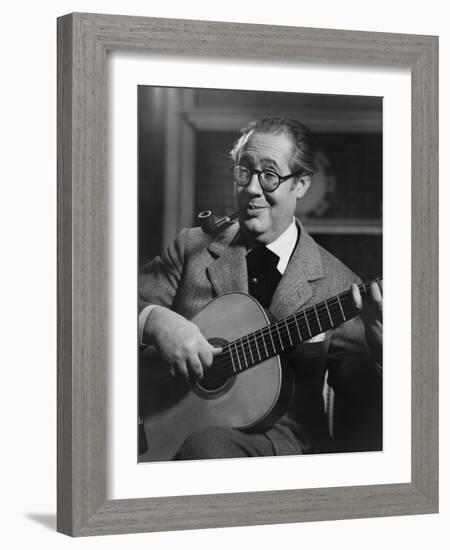 Andres Segovia, Spanish Classical Guitarist-null-Framed Photo