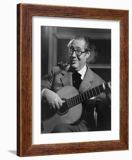 Andres Segovia, Spanish Classical Guitarist-null-Framed Photo