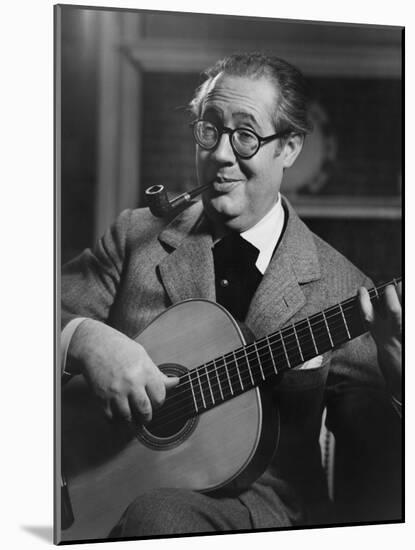 Andres Segovia, Spanish Classical Guitarist-null-Mounted Photo