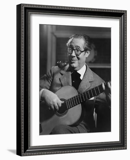 Andres Segovia, Spanish Classical Guitarist-null-Framed Photo